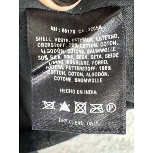 Asymmetrical Black Skirt With Eyelet Lace By Leifnotes Anthropologie Size 8 - Picture 10 of 15